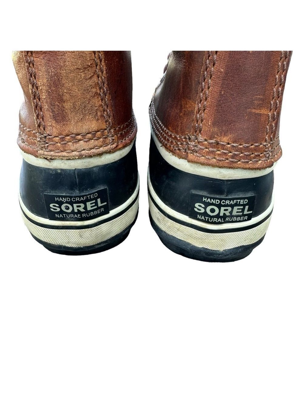 Sorel 1964 Premium Brown Leather Waterproof Duck Boots Women’s Size 8 - Picture 11 of 14